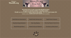 Desktop Screenshot of mastiffs.org